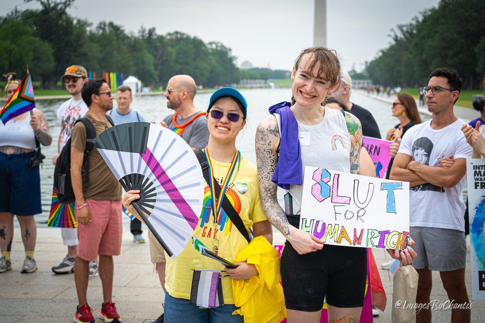 exclusive photo gallery World Pride 2025 Rally and March Washington DC Lincoln memorial to Washington monument around reflecting pool