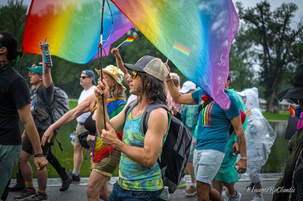 exclusive photo gallery World Pride 2025 Rally and March Washington DC Lincoln memorial to Washington monument around reflecting pool
