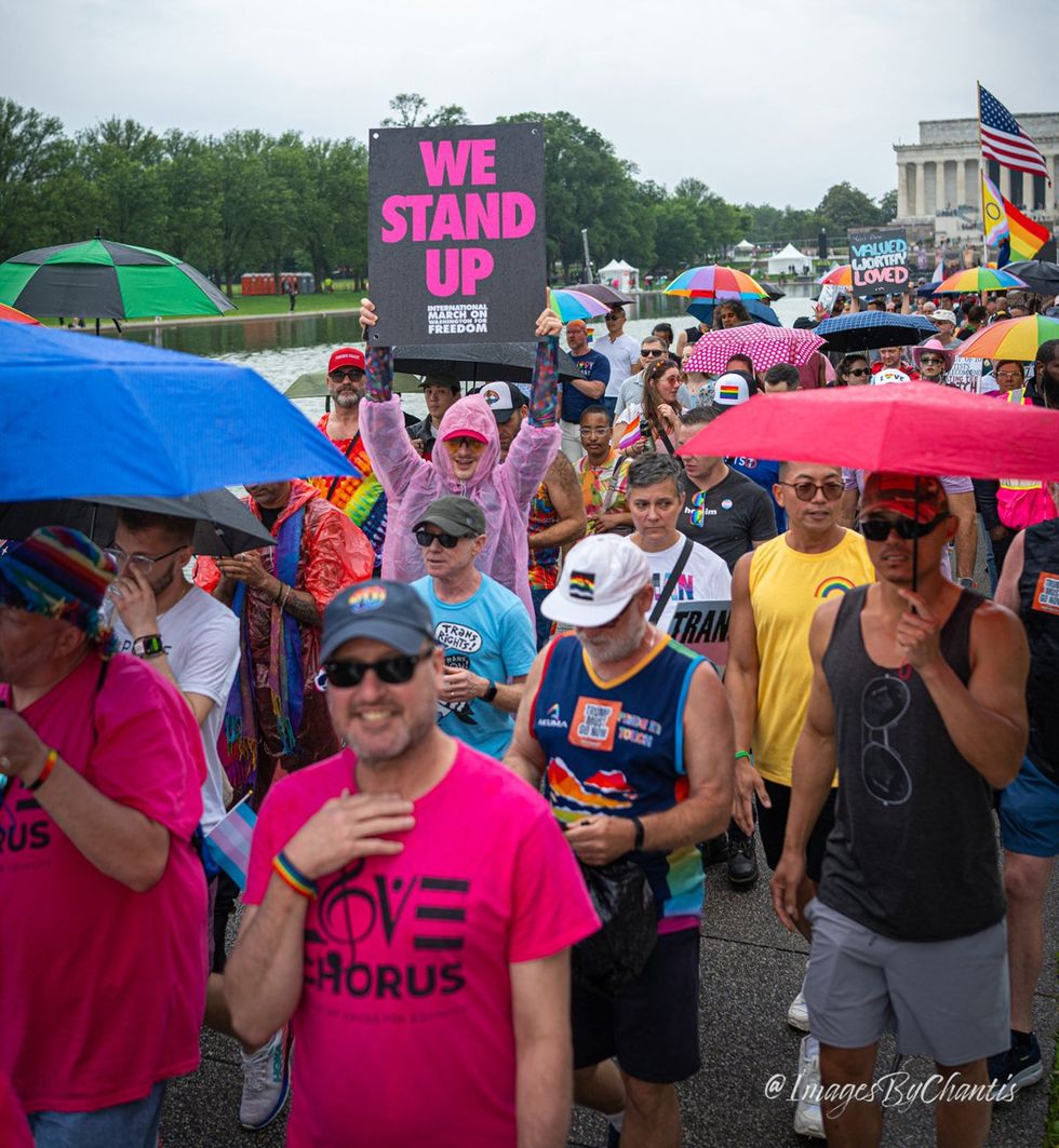 exclusive photo gallery World Pride 2025 Rally and March Washington DC Lincoln memorial to Washington monument around reflecting pool