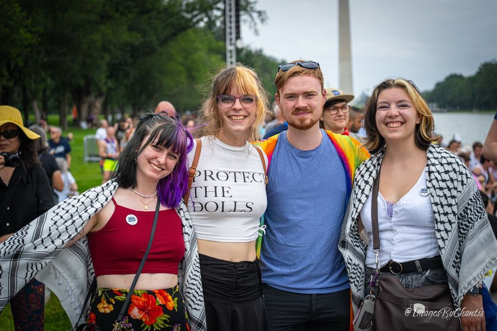 exclusive photo gallery World Pride 2025 Rally and March Washington DC Lincoln memorial to Washington monument around reflecting pool