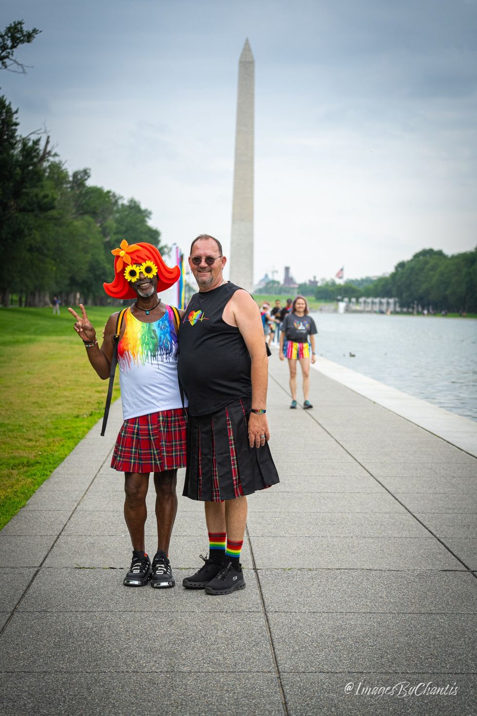exclusive photo gallery World Pride 2025 Rally and March Washington DC Lincoln memorial to Washington monument around reflecting pool