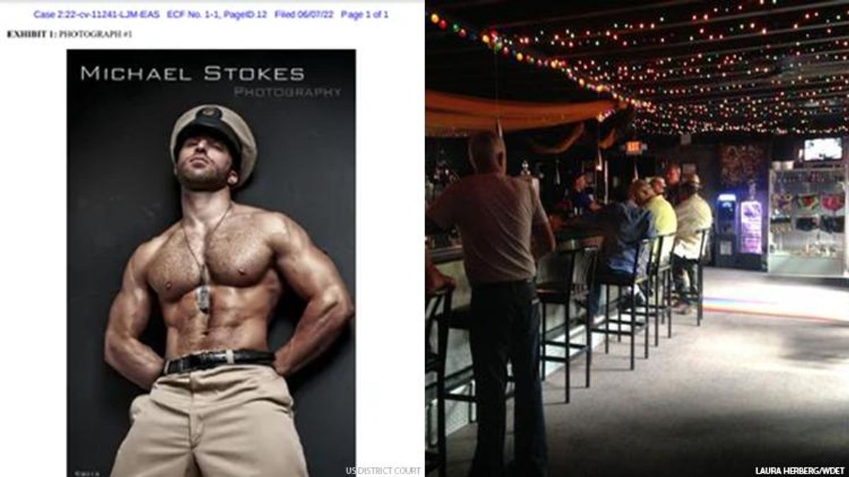 Famed Detroit Gay Bar Sued for Unauthorized Use of Hunky Shirtless Pic