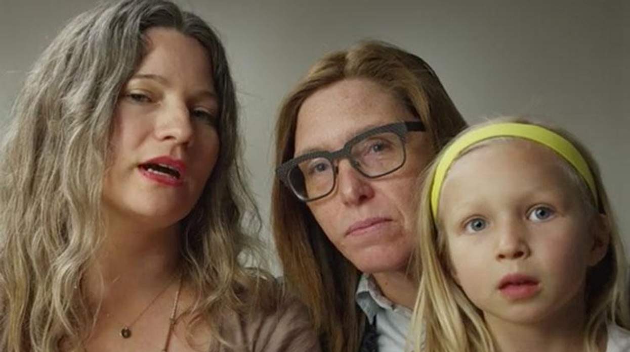 Family in Sanders video