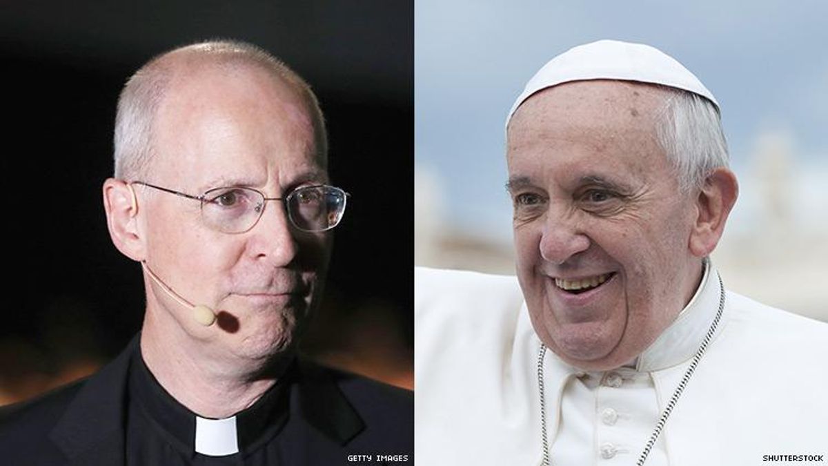 Father James Martin and Pope Francis