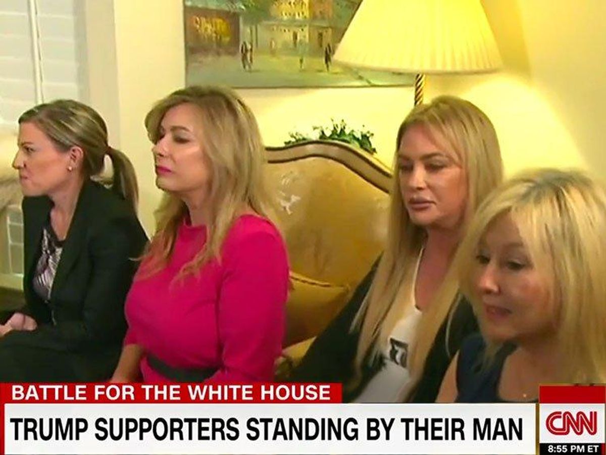 female Trump supporters explain why they're standing by their man