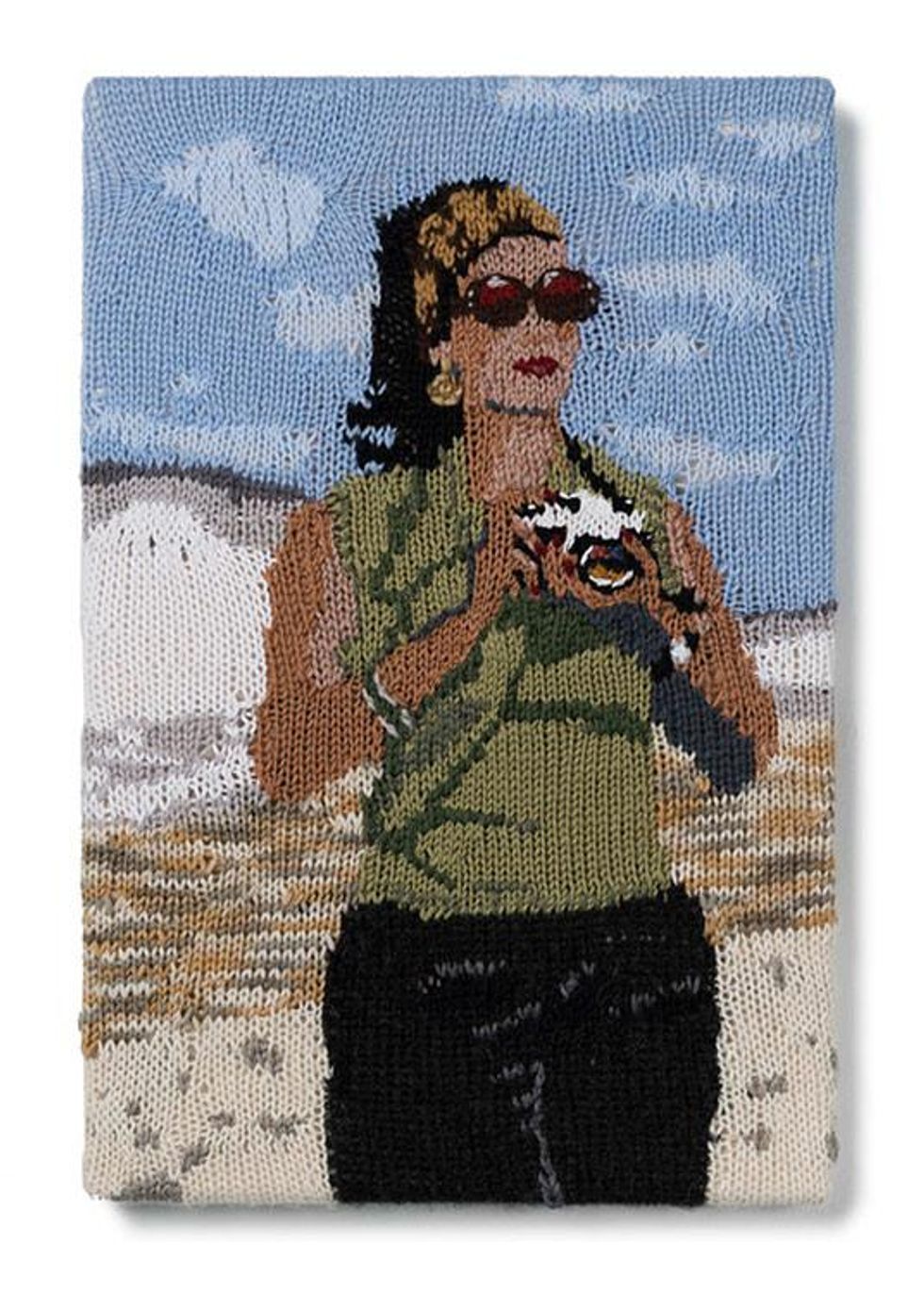 Feminist Fan #12 (Tracey Moffatt, Self-Portrait, 1999) 2015