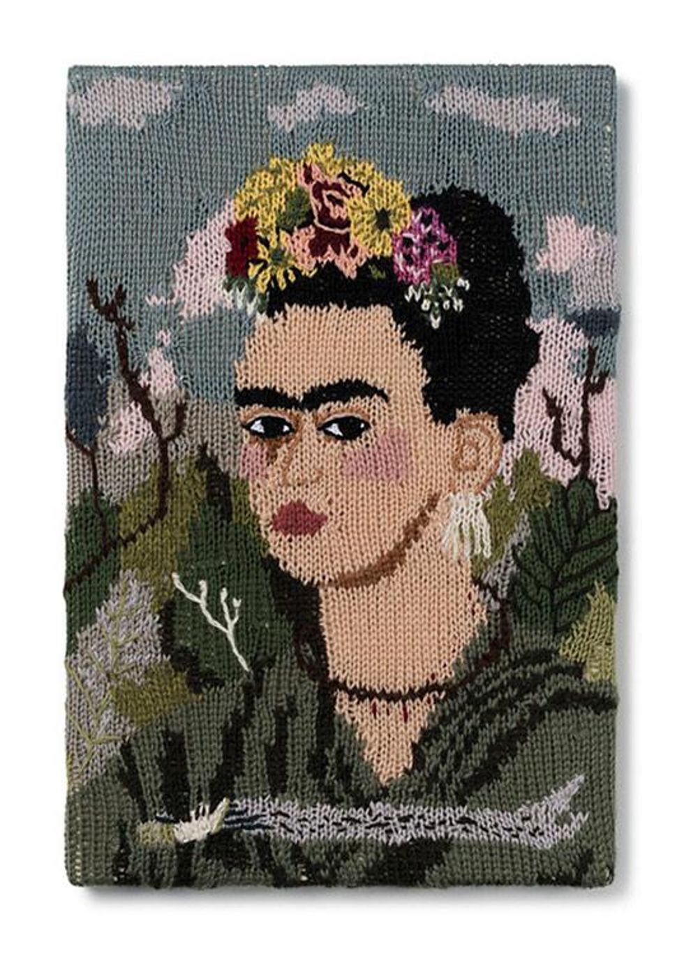 Feminist Fan #14 (Frida Kahlo Self Portrait: 1940), 2015