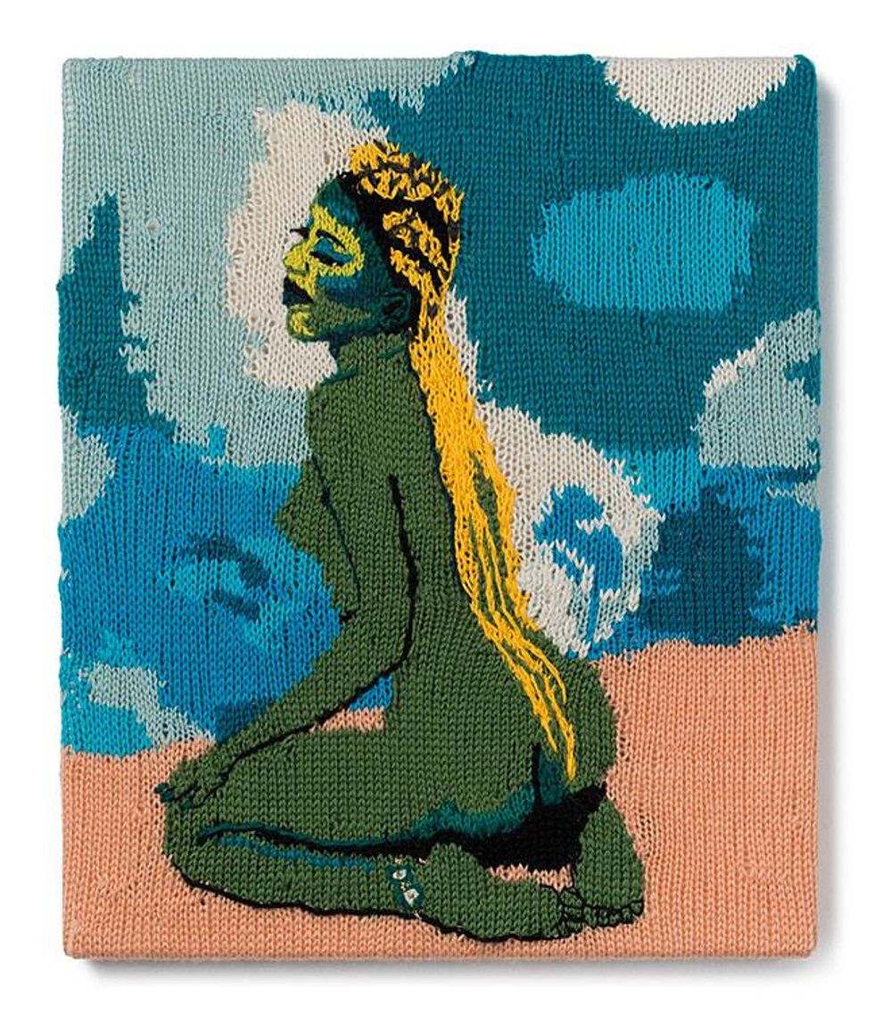 Feminist Fan #19 (Juliana Huxtable, Untitled in the Rage: Niburu Cataclysm, 2015), 2016