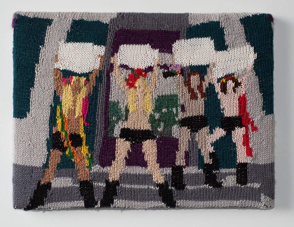 Feminist Fan #2 (Femen at the Hague, 2012), 2014