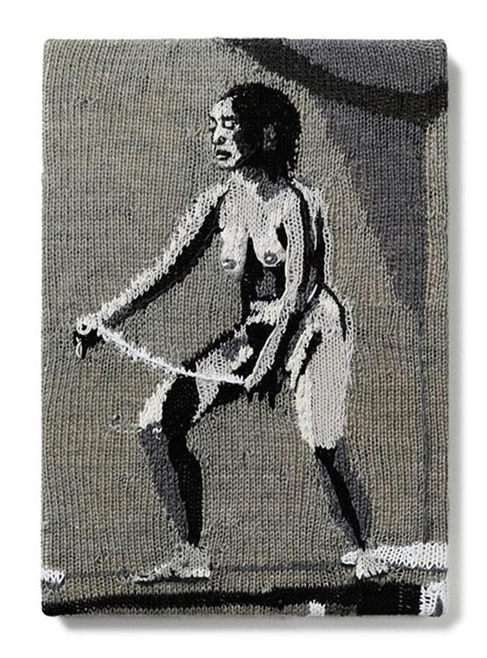 Feminist Fan #23 (Carolee Schneemann, Interior Scroll, 1975), Version 2, 2015