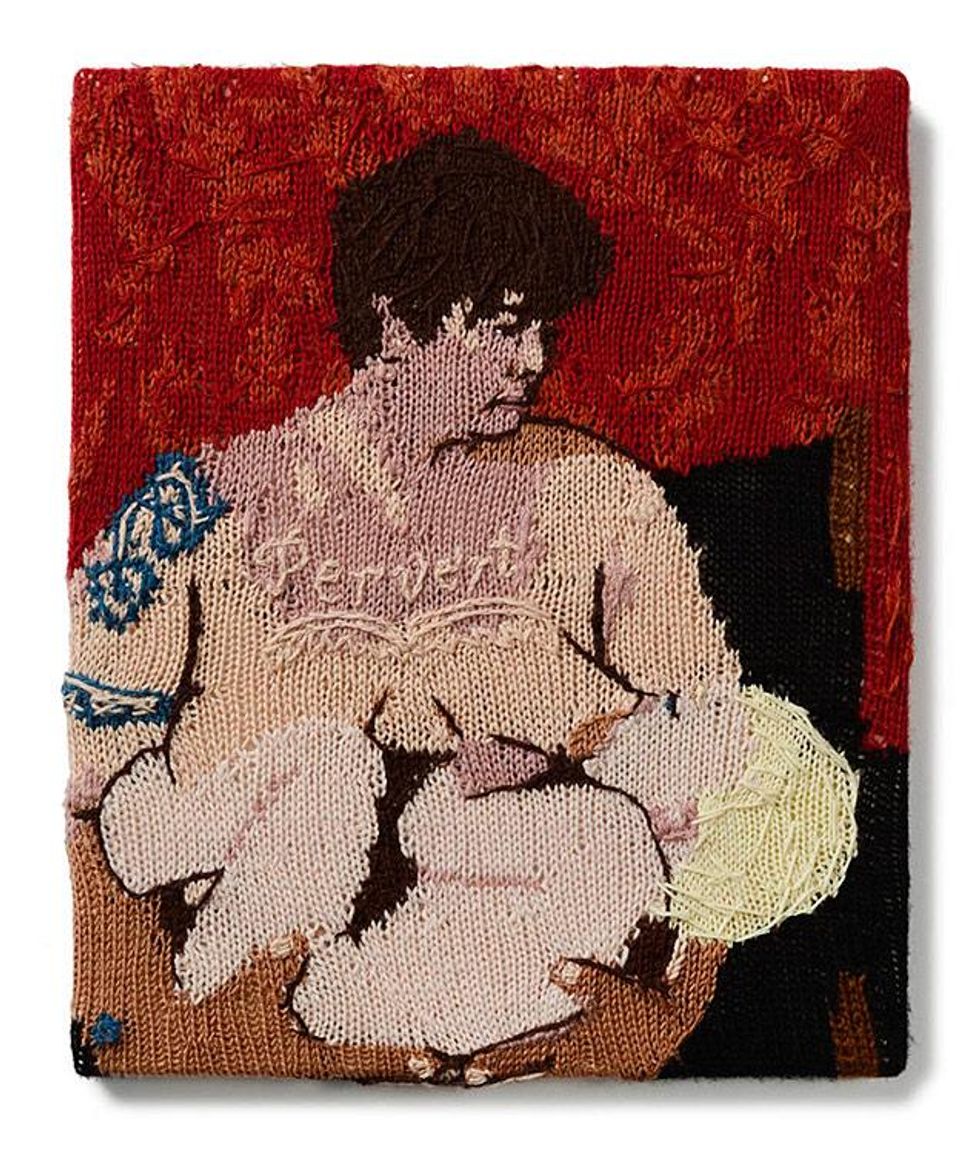 Feminist Fan #23 (Catherine Opie, Self Portrait/Nursing (2004), 2016