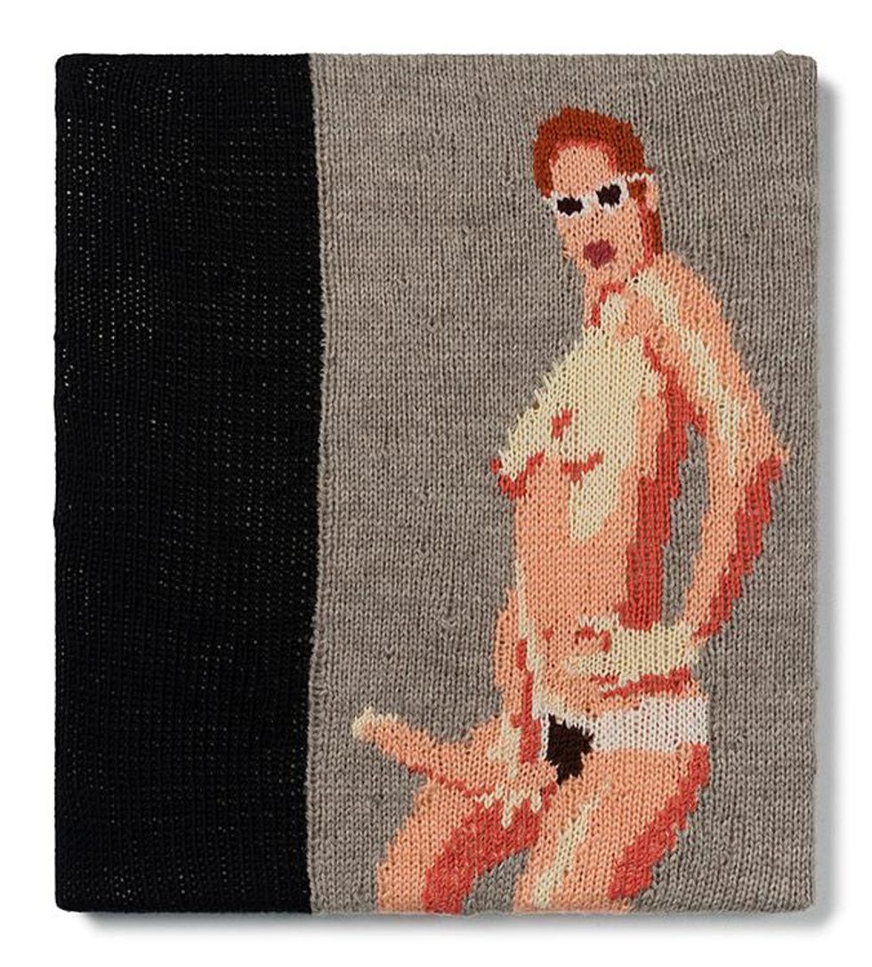 Feminist Fan #4 (Lynda Benglis Art Forum Ad, 1974), 2014