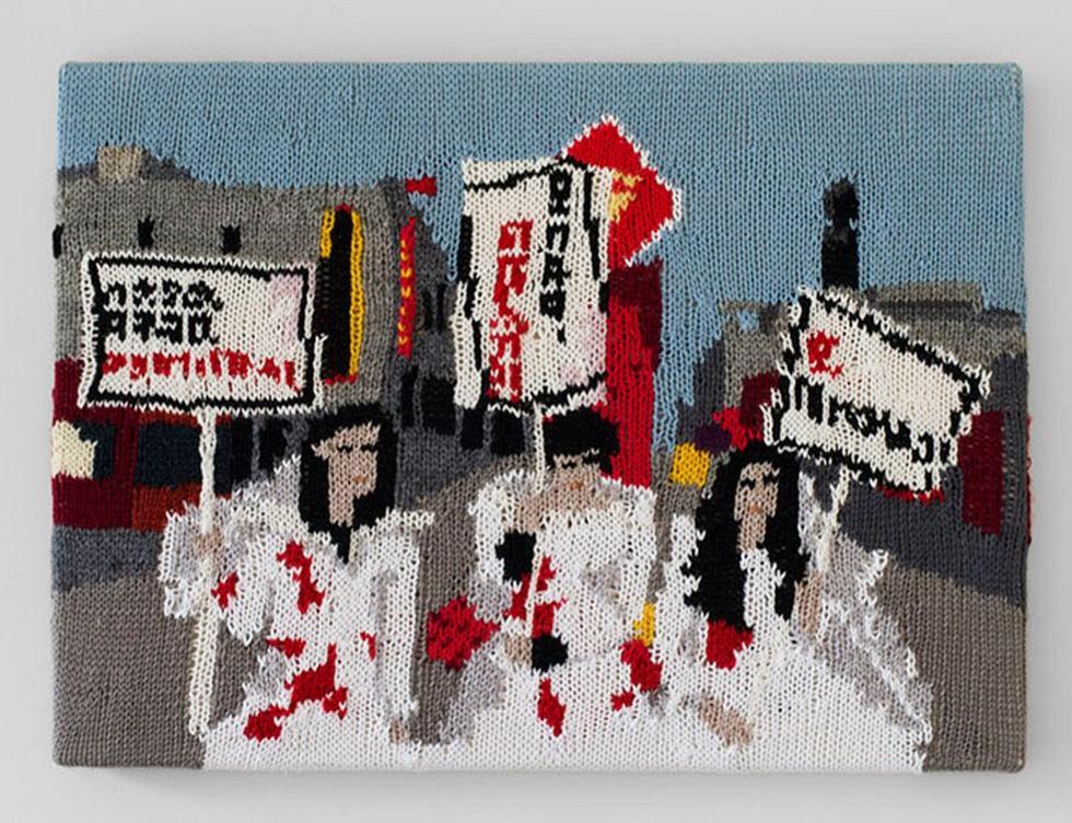 Feminist Fan #7 (Chinese Feminist Five), 2015