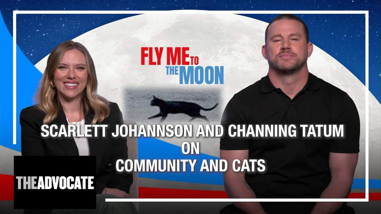 <p>Scarlett Johansson, Channing Tatum on <em>Fly Me to the Moon'</em>s Gay Character, Hope, Cats</p>