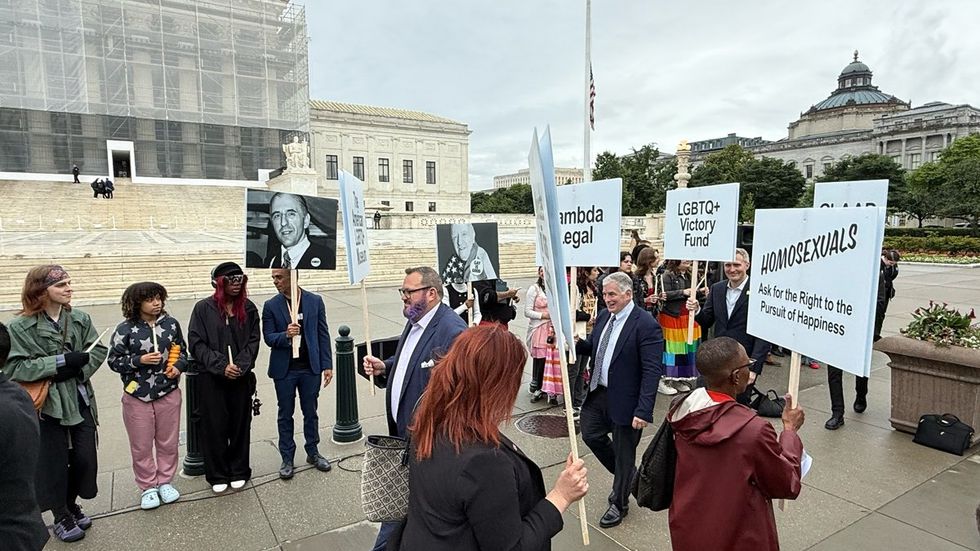 Frank Kameny 100th birthday SCOTUS protesters for LGBTQIA rights