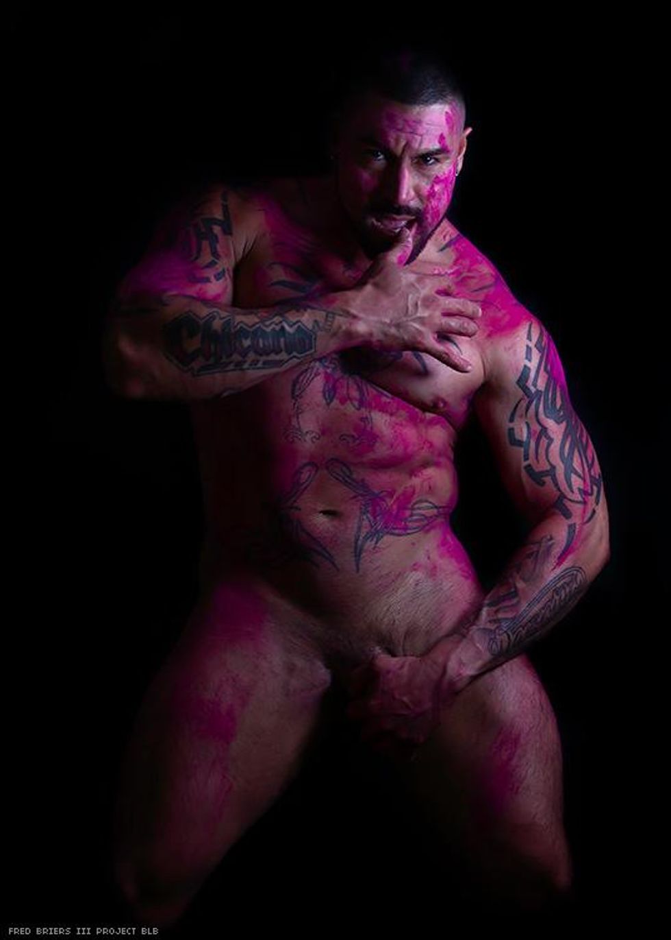 Fred J Briers III made a toothsome candy-colored muscle treat to recognize the start of June \u2014 Pride Month.