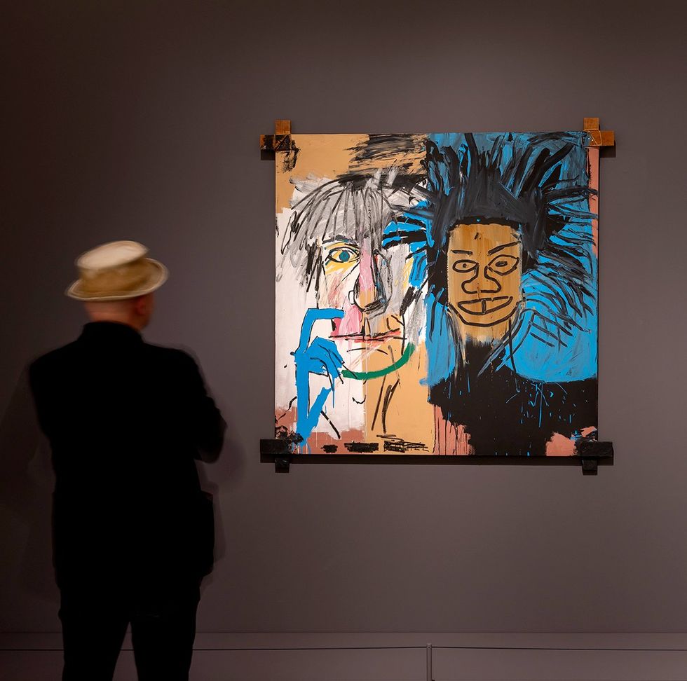 French visitor Los Cabezas 1982 painting Jean Michel Basquiat