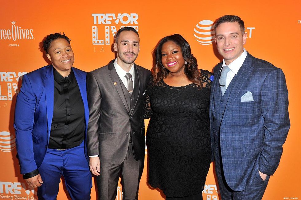 From left: LaShawn McGhee, Christopher J Rodriguez, Alia J. Daniels, and Damian Pelliccione