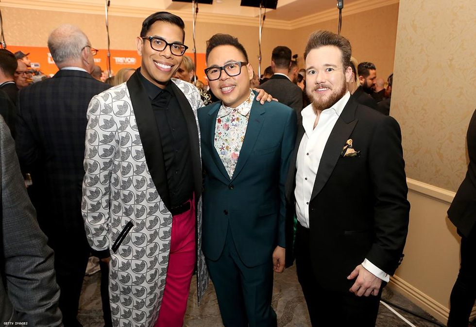 From left: Steven Canals, Nico Santos, and Zeke Smith