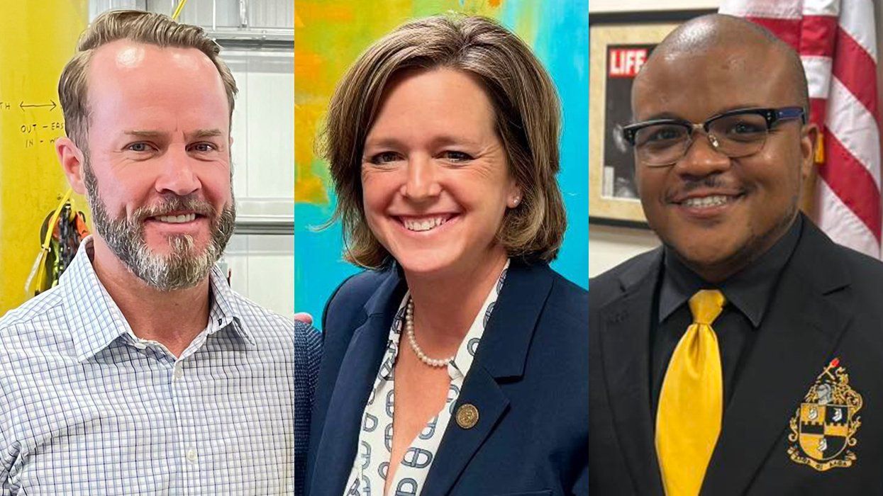 From left: Texas Reps. Dade Phelan, Ann Johnson, and Venton Jones Jr.