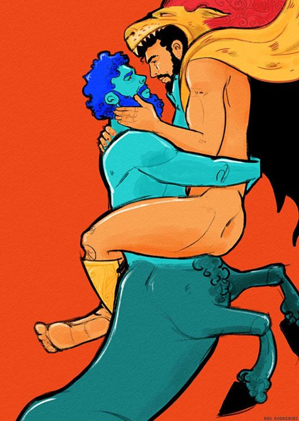 From the Mythology series: Nessus and Heracles