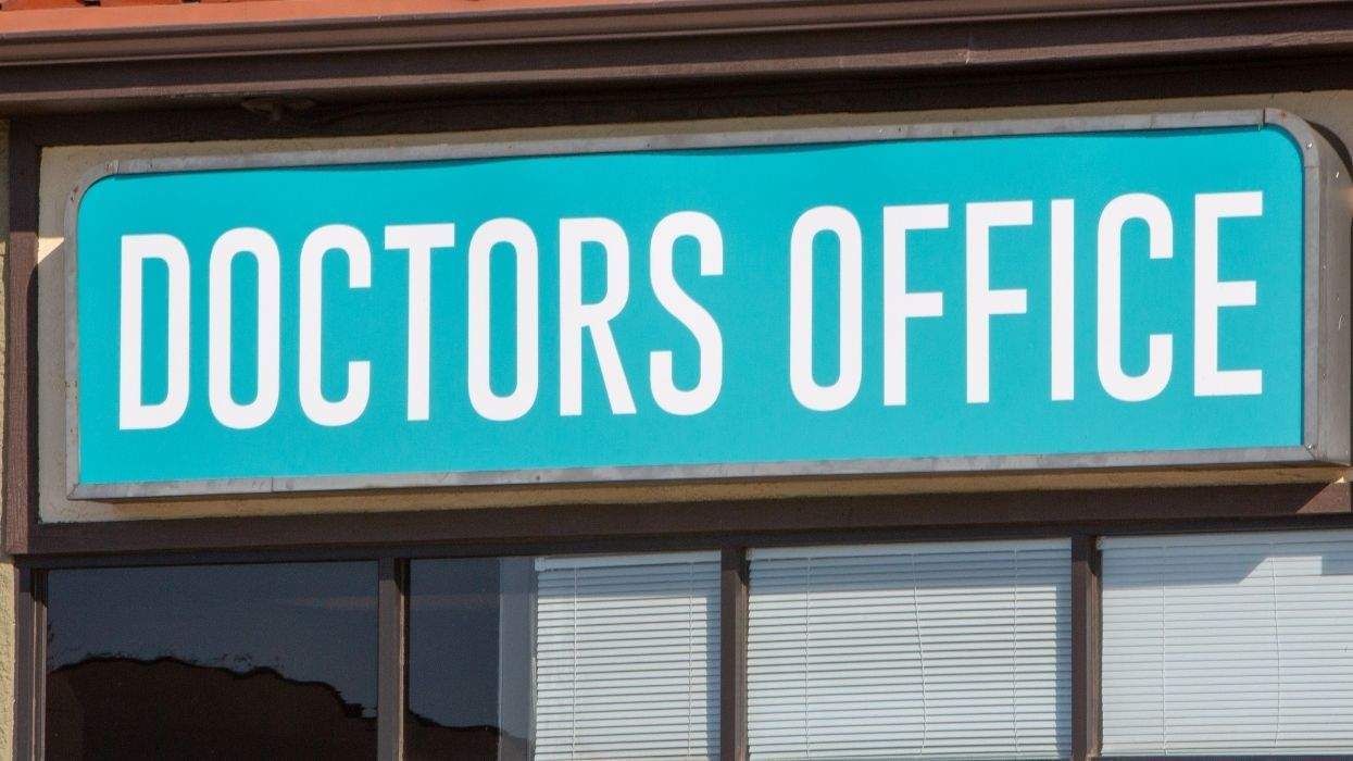 front entrance of a doctor's office