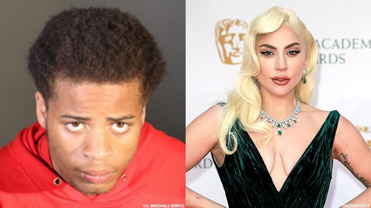 Fugitive James Howard Jackson and Lady Gaga.