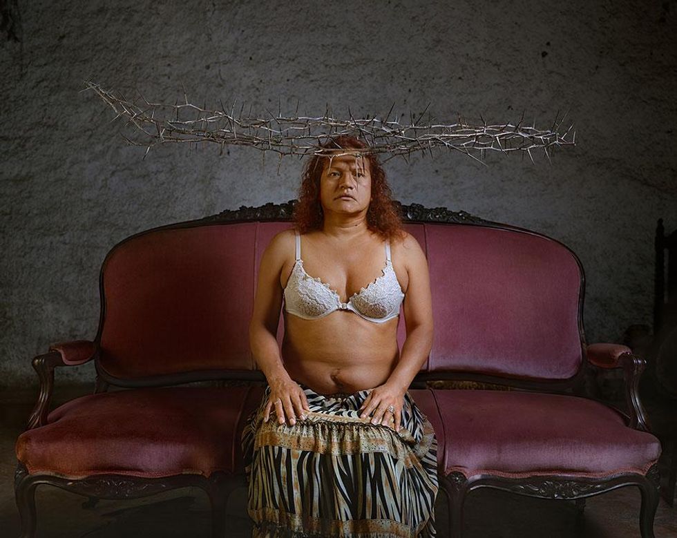 Gaby, from the series: Virgenes de la Puerta, 2014