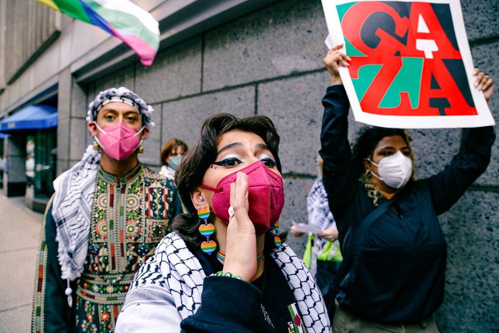 GALLERY - ACTUP - Protest Glaad Gala Palestine