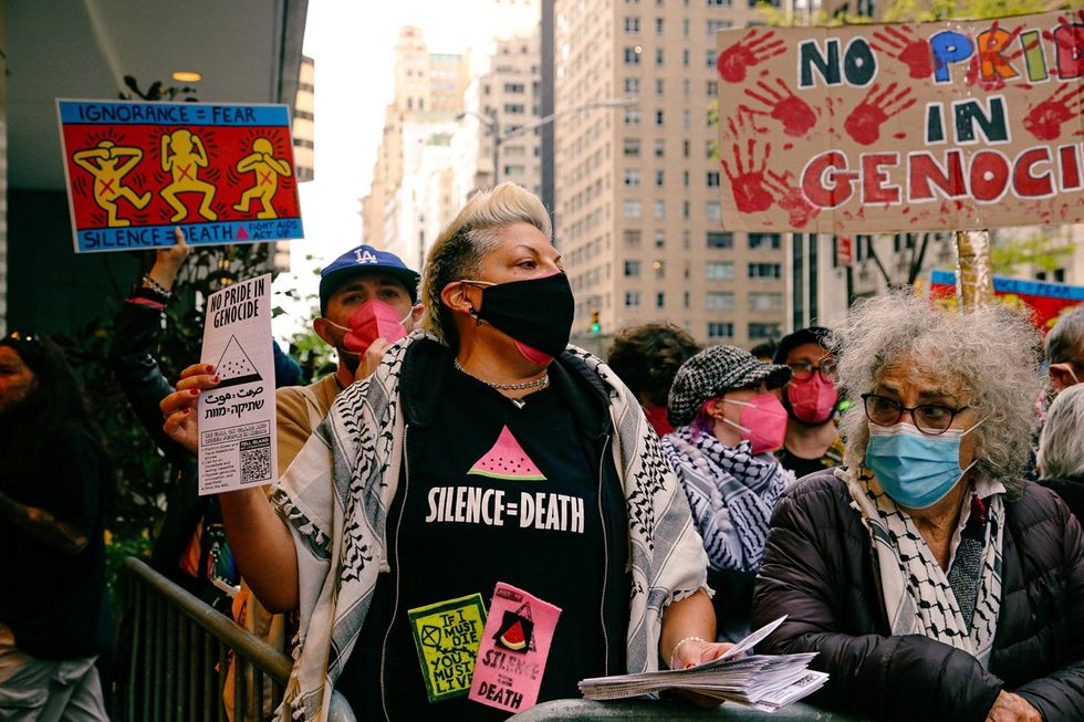 GALLERY - ACTUP - Protest Glaad Gala Palestine