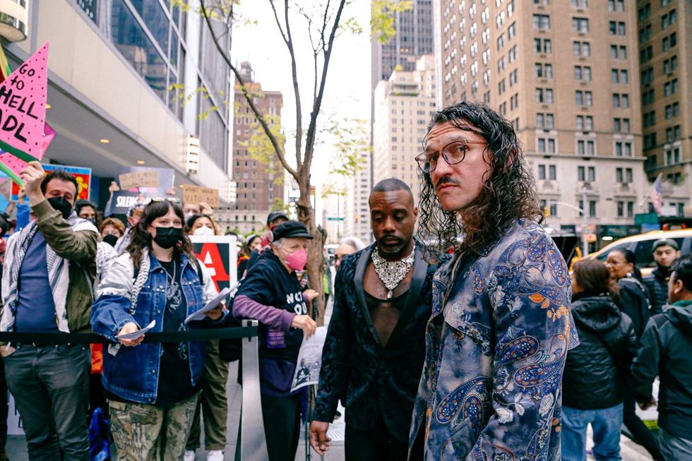 GALLERY - ACTUP - Protest Glaad Gala Palestine