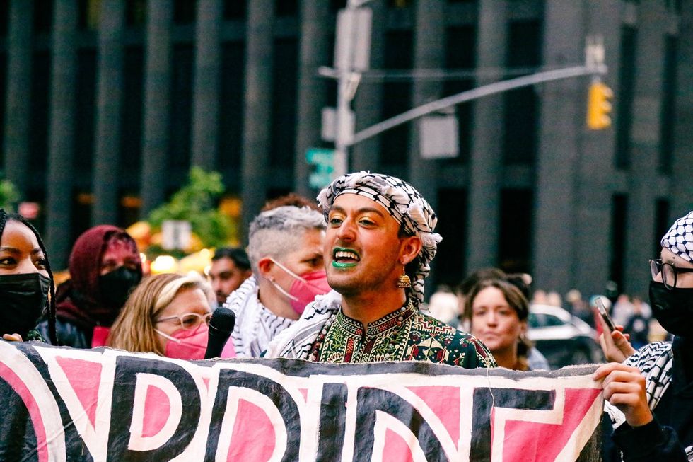 GALLERY - ACTUP - Protest Glaad Gala Palestine