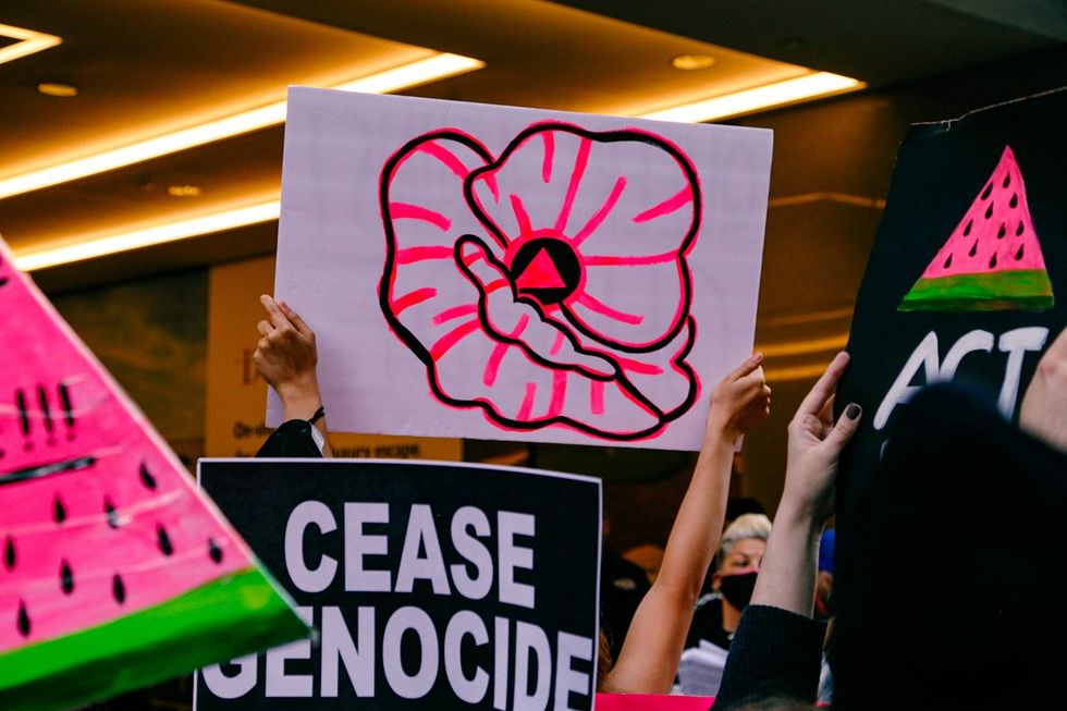 GALLERY - ACTUP - Protest Glaad Gala Palestine