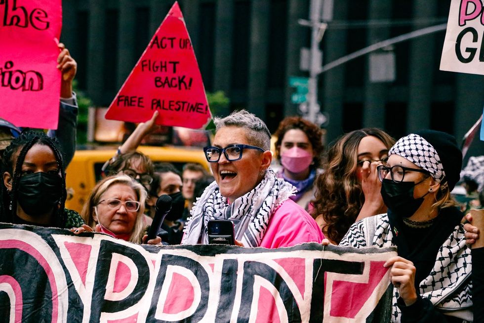 GALLERY - ACTUP - Protest Glaad Gala Palestine