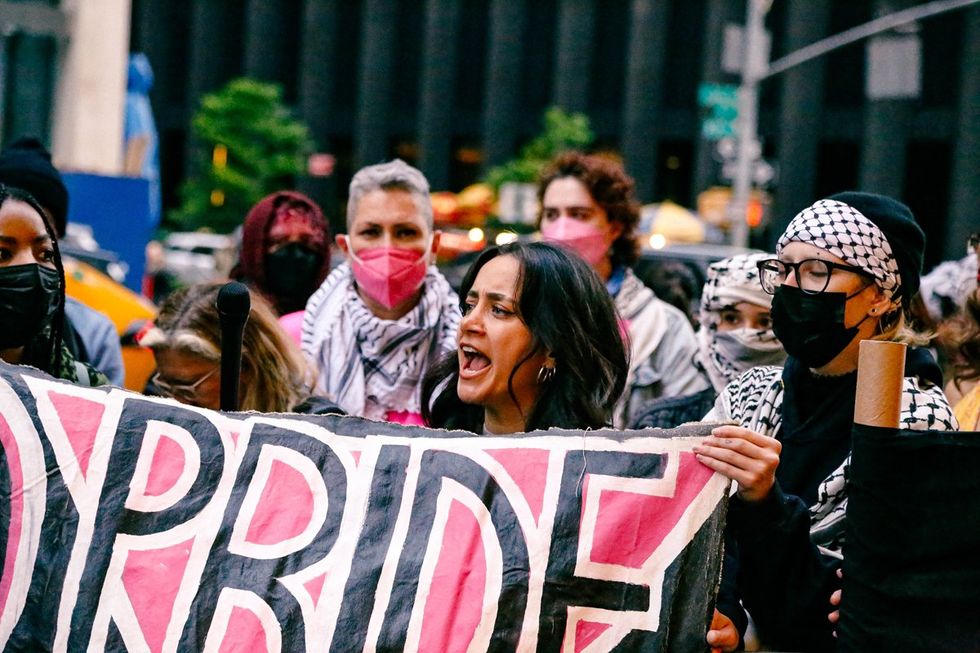 GALLERY - ACTUP - Protest Glaad Gala Palestine