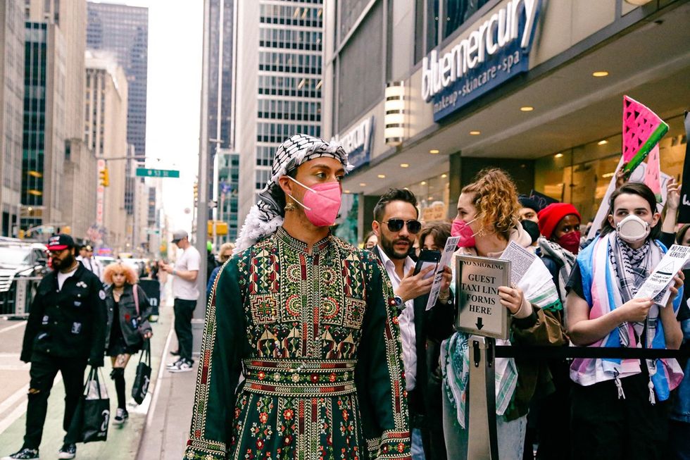 GALLERY - ACTUP - Protest Glaad Gala Palestine