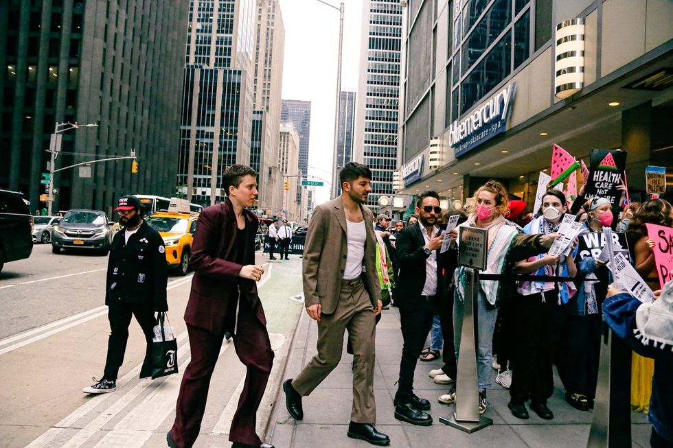 GALLERY - ACTUP - Protest Glaad Gala Palestine