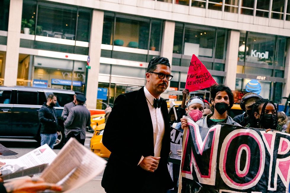 GALLERY - ACTUP - Protest Glaad Gala Palestine