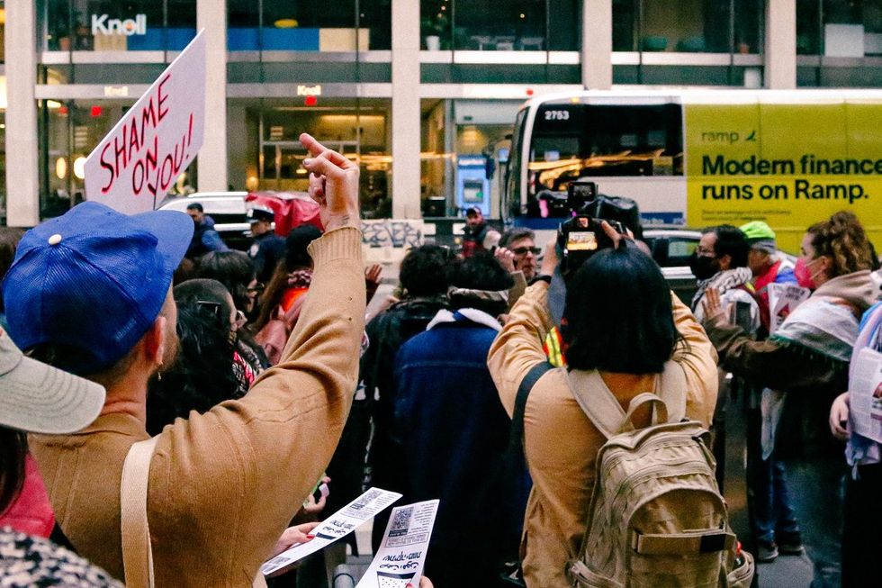 GALLERY - ACTUP - Protest Glaad Gala Palestine