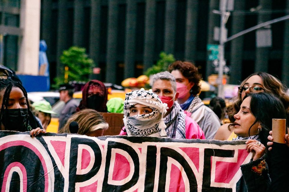 GALLERY - ACTUP - Protest Glaad Gala Palestine