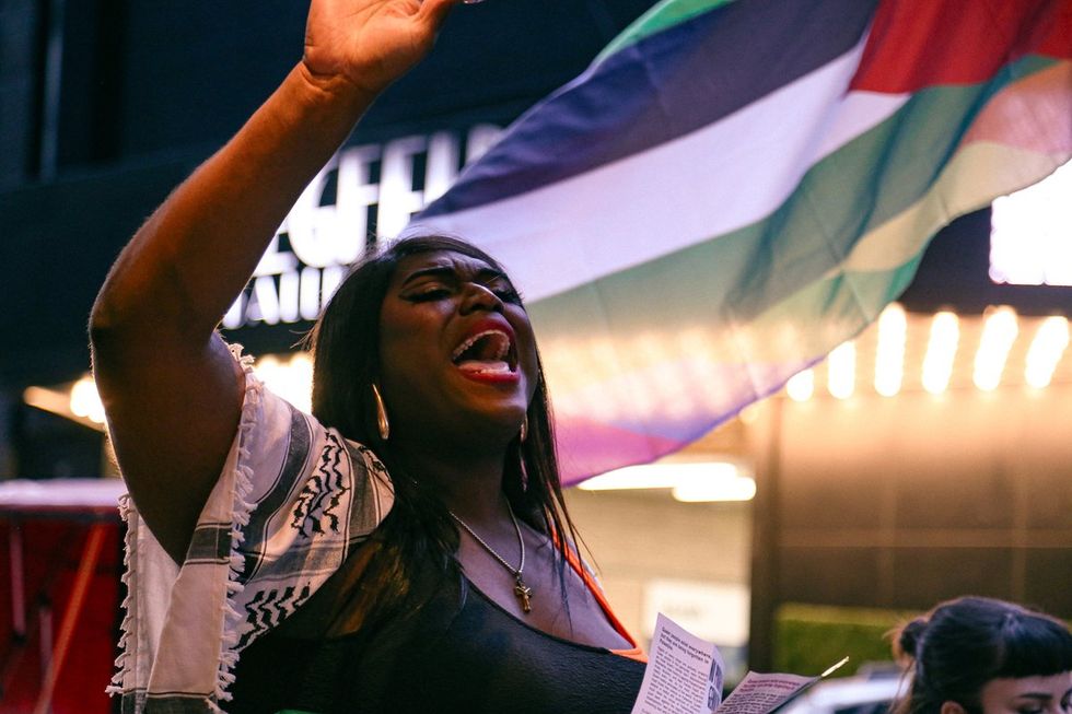 GALLERY - ACTUP - Protest Glaad Gala Palestine