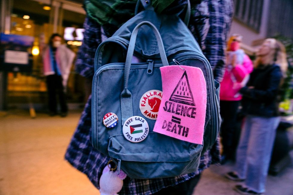 GALLERY - ACTUP - Protest Glaad Gala Palestine