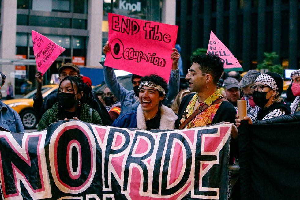 GALLERY - ACTUP - Protest Glaad Gala Palestine