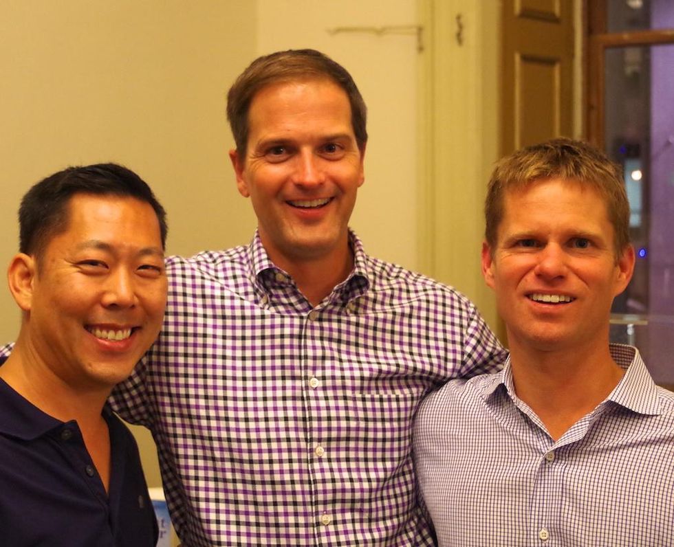 Garrett hayashida, richard merrill (chair of the event), walter crump