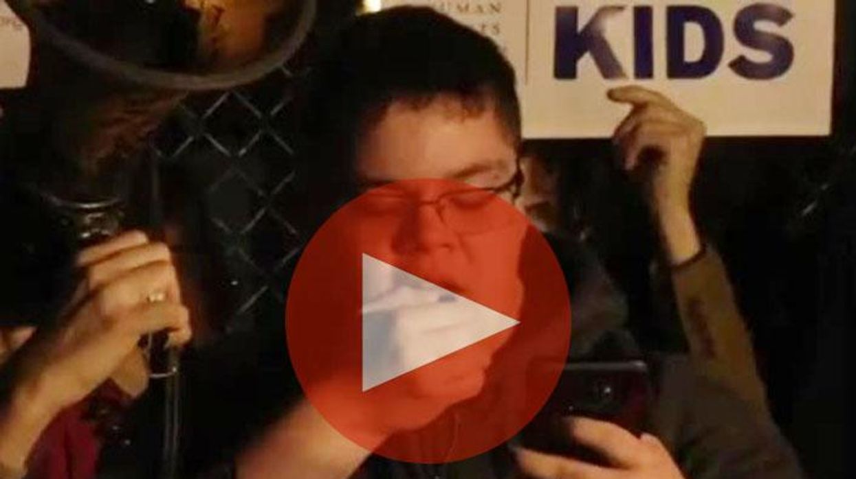 Gavin Grimm Joins Trans Activists at White House Protest