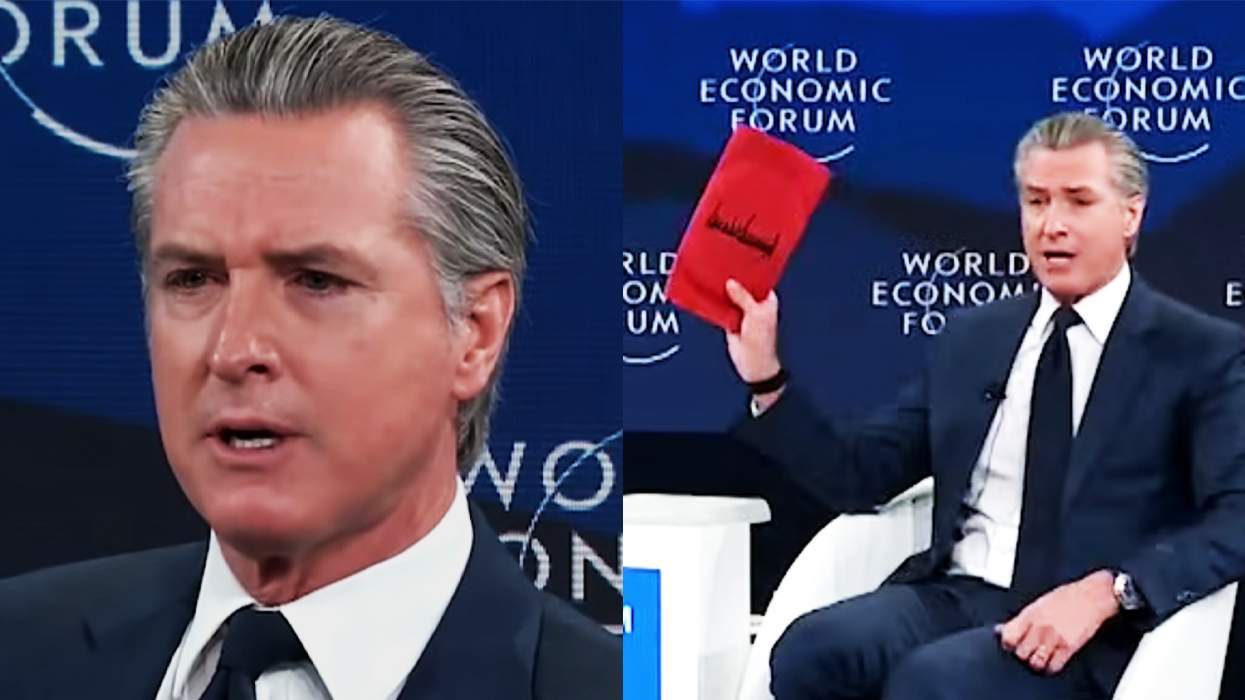 Gavin Newsom touts knee pads for leaders who've caved to Trump