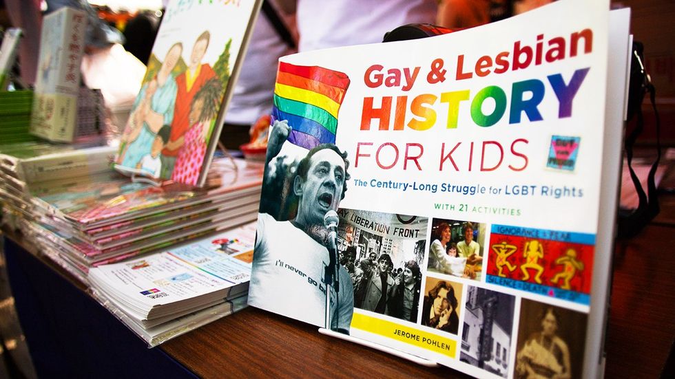 Gay Lesbian History Kids Book school library display
