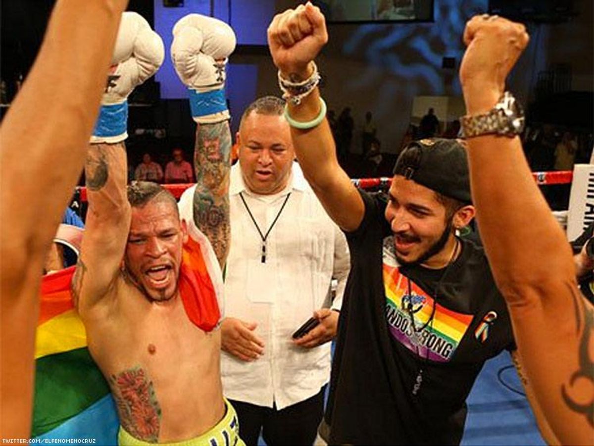 Gay Puerto Rican Boxer Wins Fight Dedicated to Orlando Victims