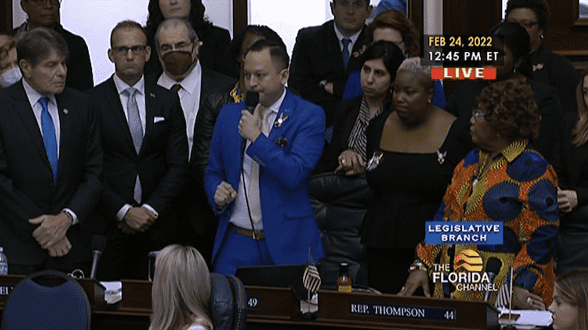 Gay Rep. Carlos Smith and other Democratic Reps
