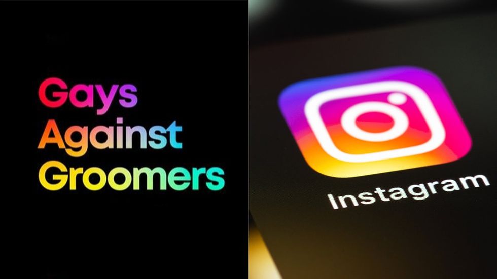 Gays Against Groomers and Instagram
